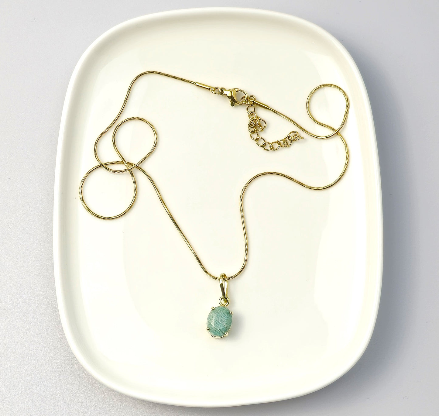Dina Necklace Amazonite Stone