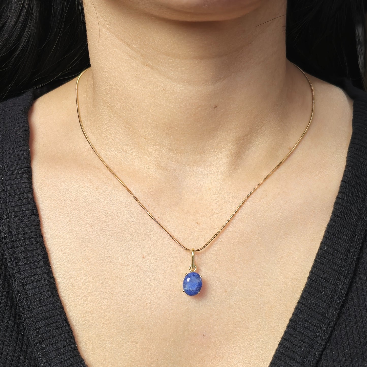 Dina Necklace Sodalite Stone