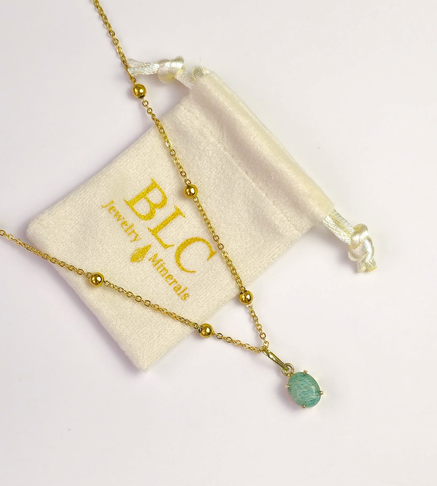 Dina Necklace Amazonite Stone