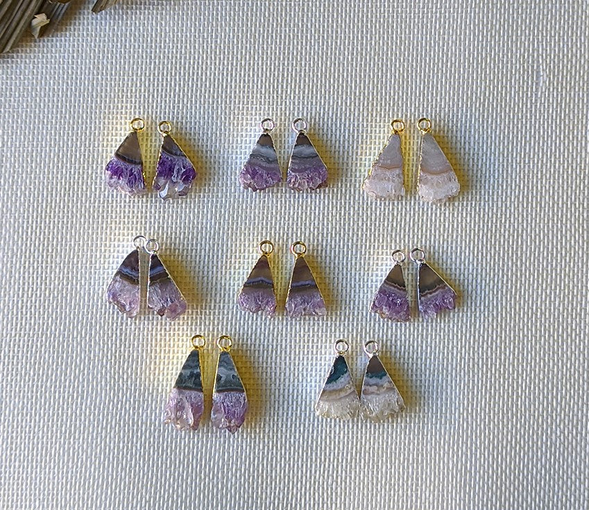 Amethyst Slice pairs (Triangle)