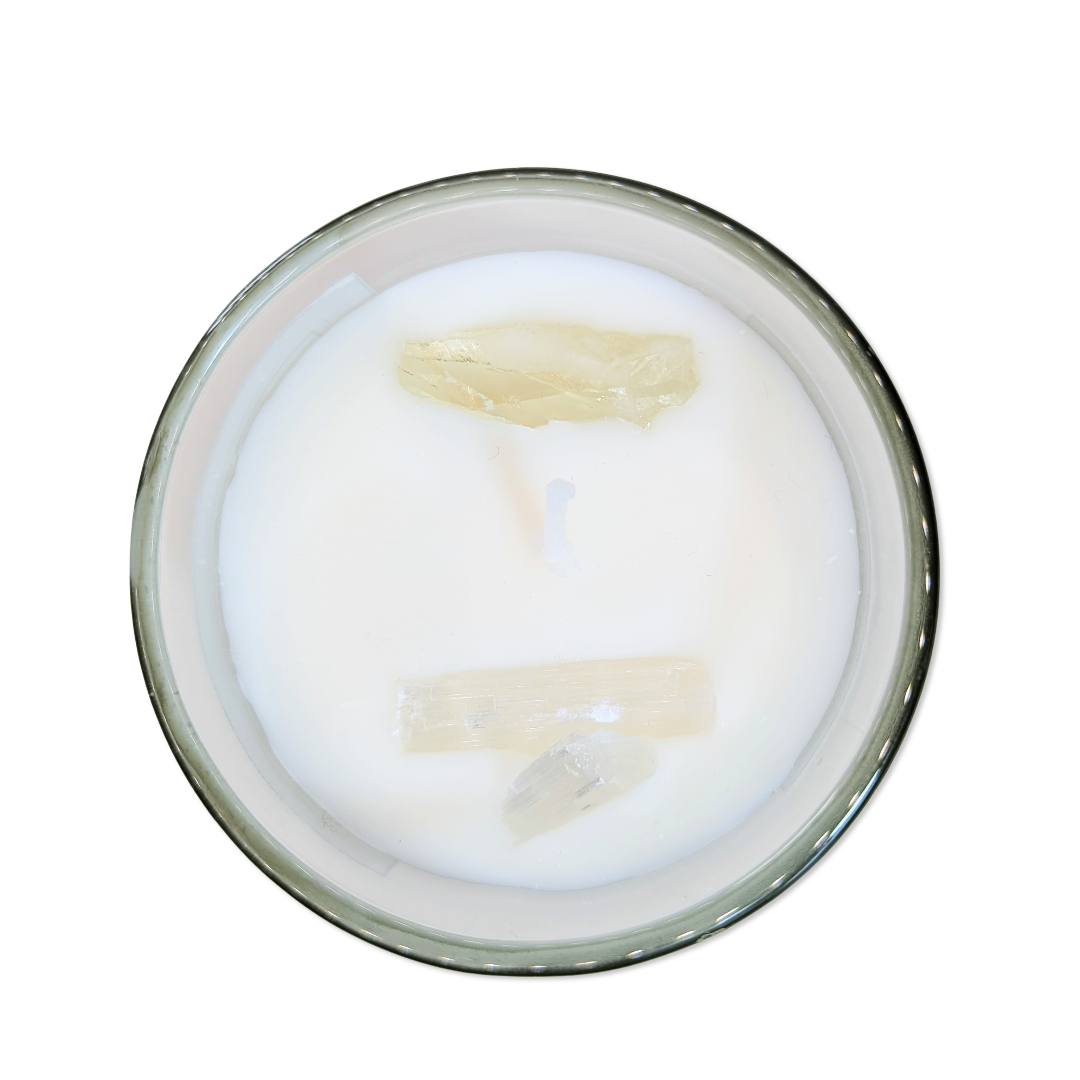 Health Candle (with Natural Stones)