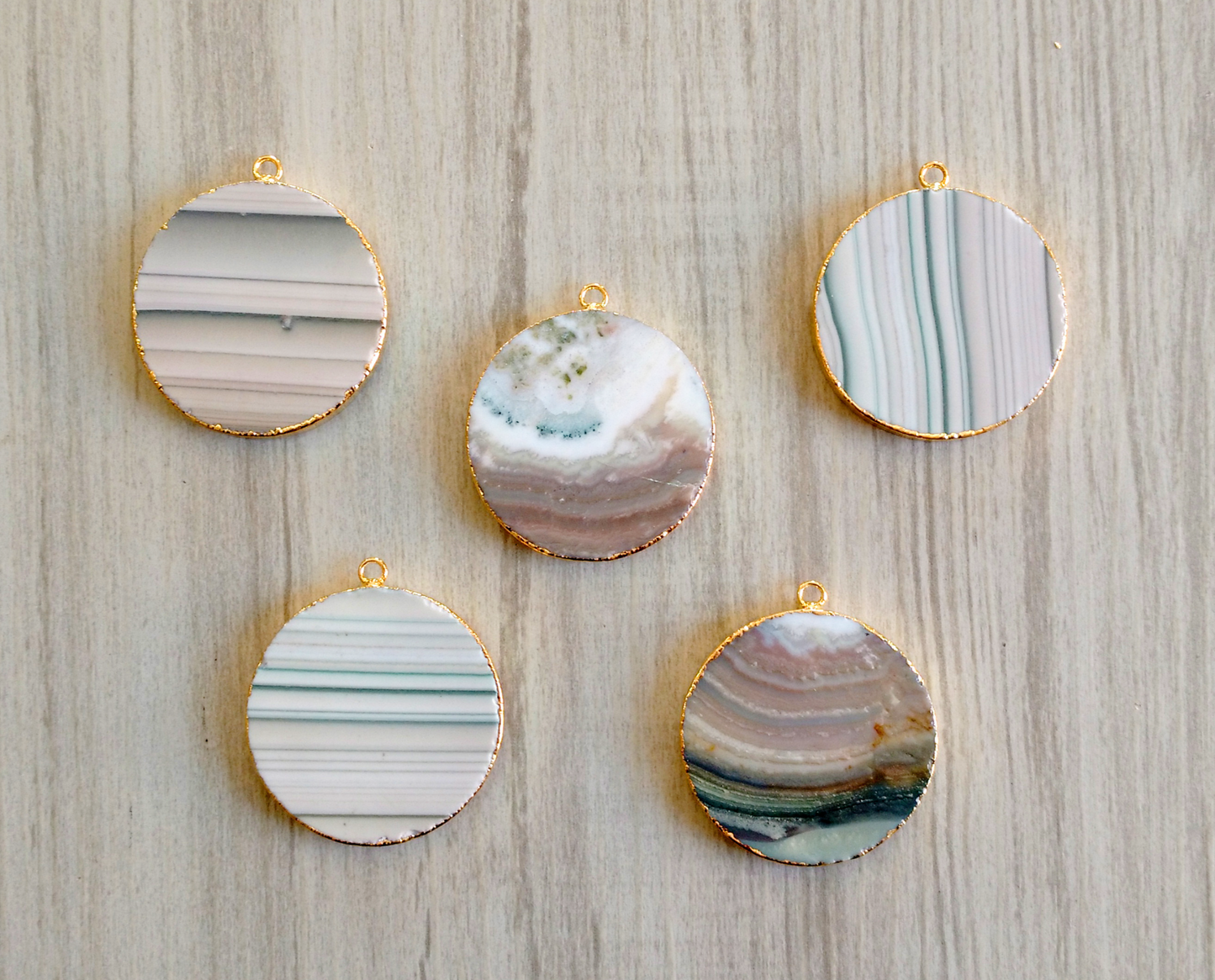 Jasper Round Pendant (35 mm)