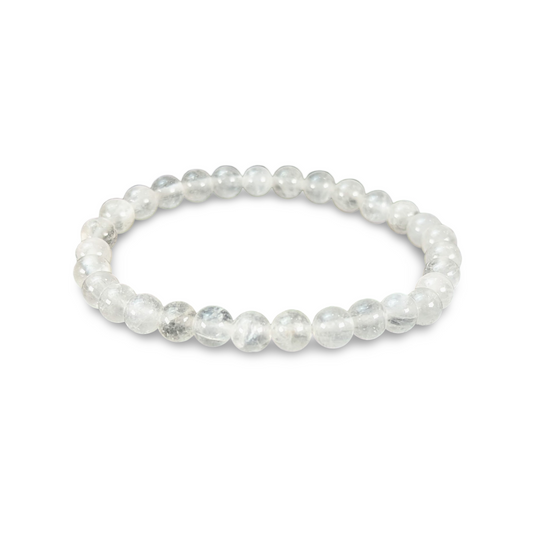 Beads Bracelets (Milky Quartz) (6 mm)