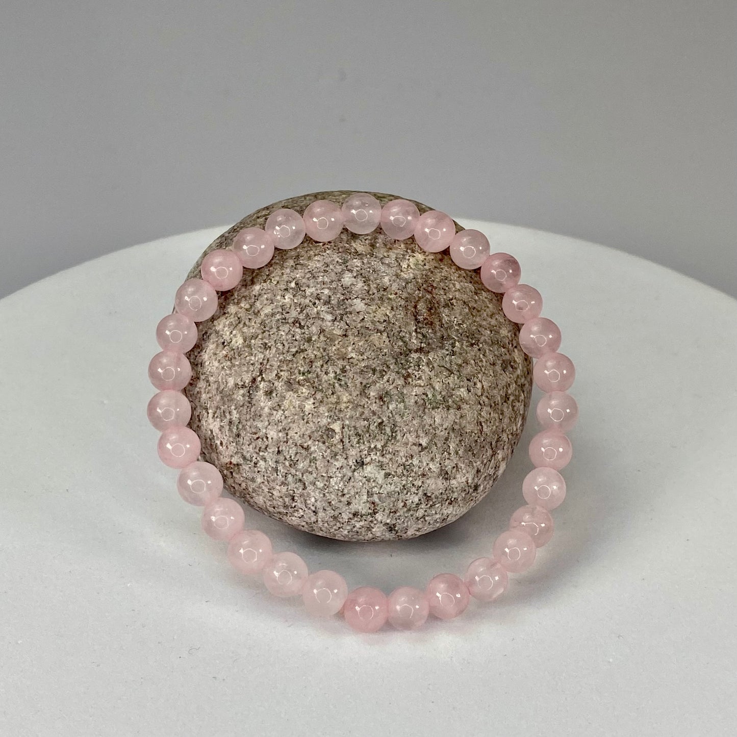 Beads Bracelets ( Rose Quartz) (6 mm)