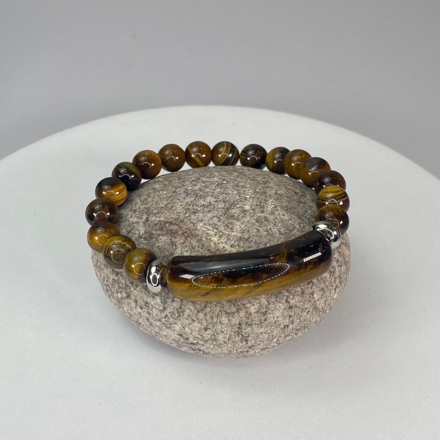 Beads Bracelets (Tiger Eyes) (8 mm)