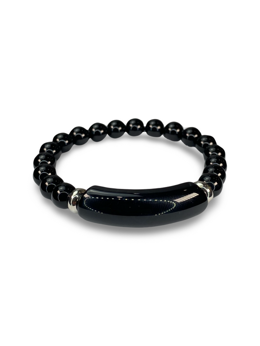 Beads Bracelets (Black Obsidian ) (8 mm)