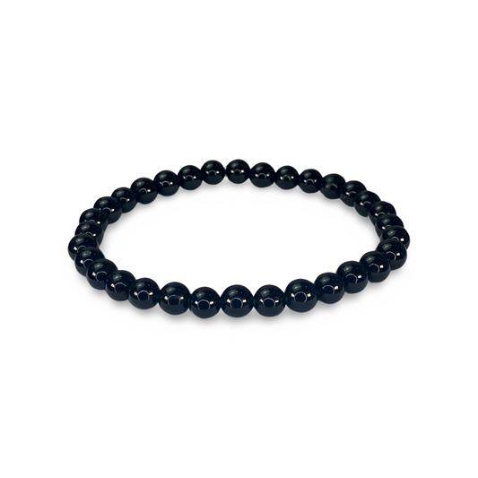 Beads Bracelets (Black Obsidian) (6 mm)