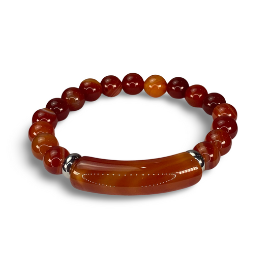 Beads Bracelets (Cornelian) (8 mm)