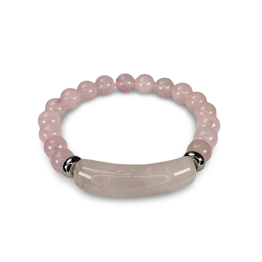 Beads Bracelets (Rose Quartz) (8 mm)