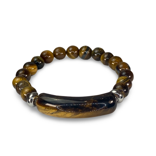 Beads Bracelets (Tiger Eyes) (8 mm)