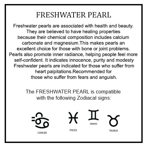 Hoops Earrings with Freshwater Pearl