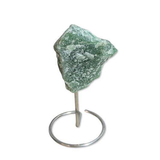 Mini Natural Green Quartz on Wire base