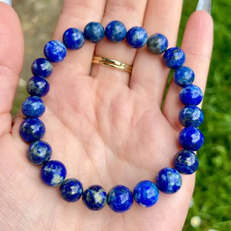 Beads Bracelets (Lapis Lazuli) (6 mm)
