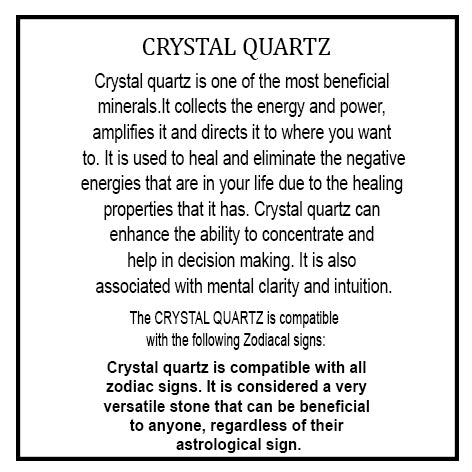 Dina Necklace Crystal Quartz Stone