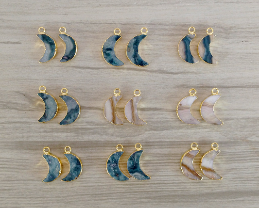 Jasper Moon pairs (20 mm)