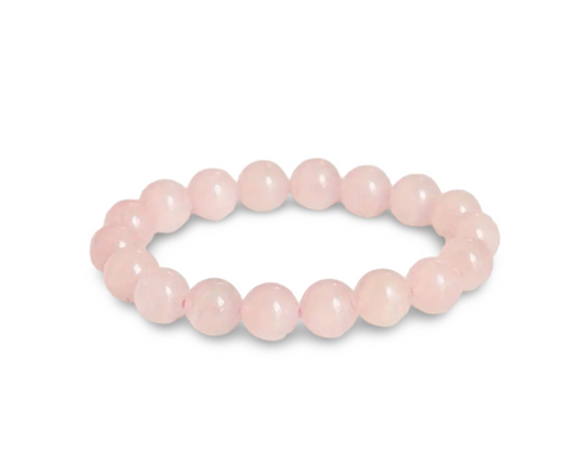 Beads Bracelets (Rose Quartz) (8 mm)