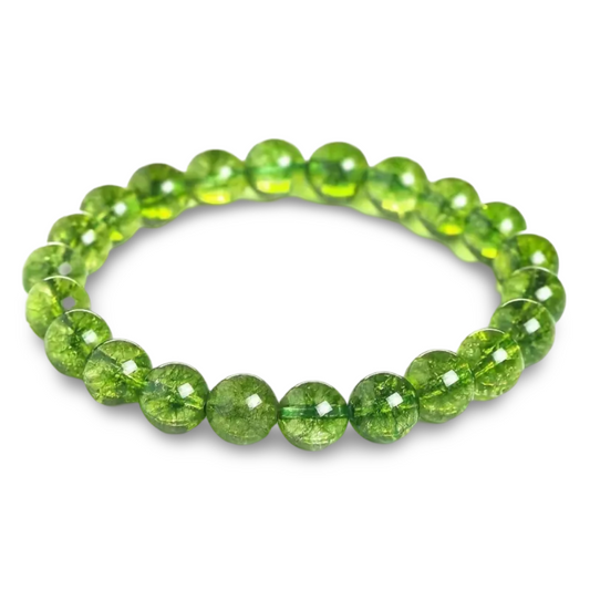 Beads Bracelets (Peridot) (8 mm)