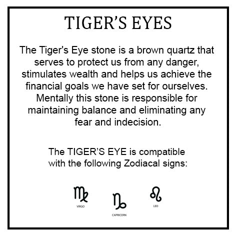 Hoops Earrings with Tiger’s Eyes