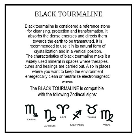 Necklace Black Tourmaline Stone